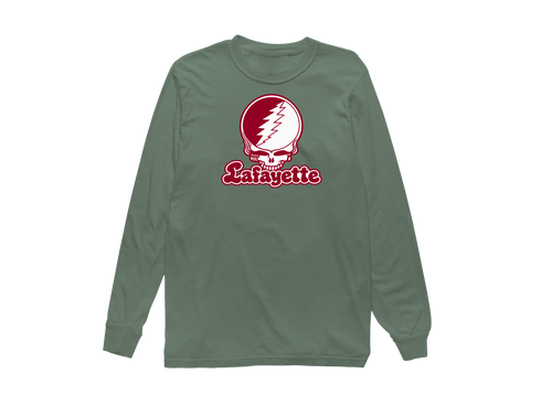 Lafayette Stealie Premium Unisex Long-Sleeve — Design: Lafayette College — Light Green