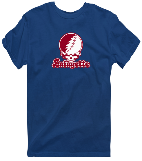 Lafayette Stealie Premium Unisex T-Shirt — Design: Lafayette College — Navy
