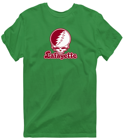 Lafayette Stealie Premium Unisex T-Shirt — Design: Lafayette College — Irish Green