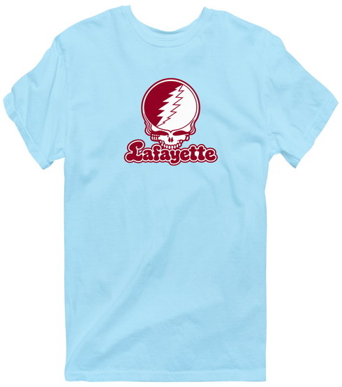 Lafayette Stealie Premium Unisex T-Shirt — Design: Lafayette College — Light Blue