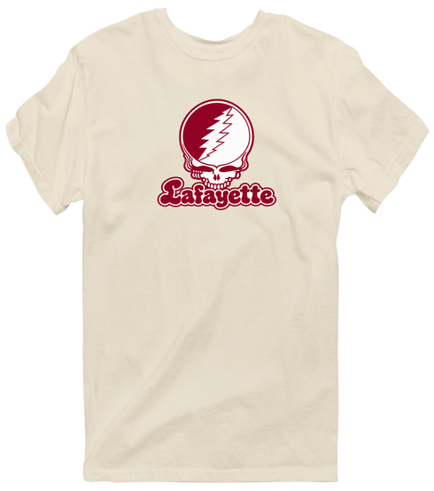 Lafayette Stealie Premium Unisex T-Shirt — Design: Lafayette College — Sand