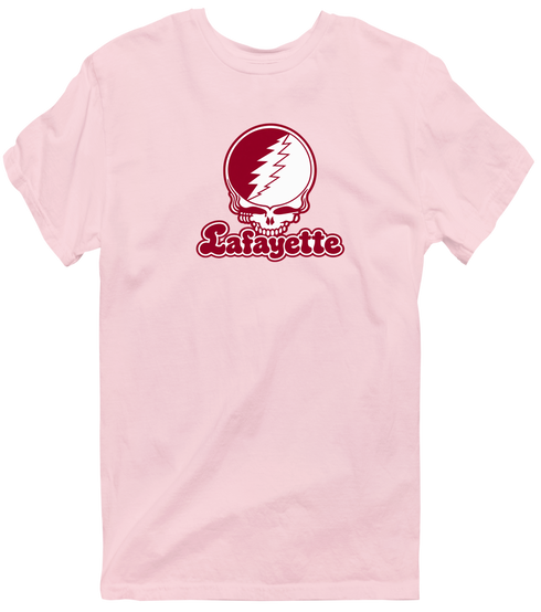 Lafayette Stealie Premium Unisex T-Shirt — Design: Lafayette College — Light Pink