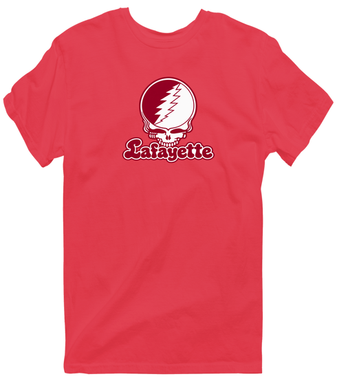 Lafayette Stealie Premium Unisex T-Shirt — Design: Lafayette College — Heather Red