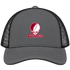 Lafayette Stealie Premium Unisex Trucker Cap — Design: Lafayette College — Charcoal/Black