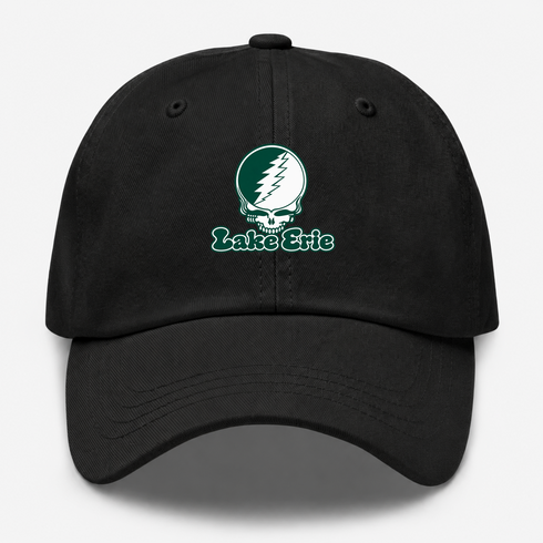 Lake Erie Stealie Premium Unisex Dad Hat — Design: Lake Erie College — Black