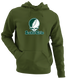 Lake Erie Stealie Premium Unisex Hoodie — Design: Lake Erie College — Military Green