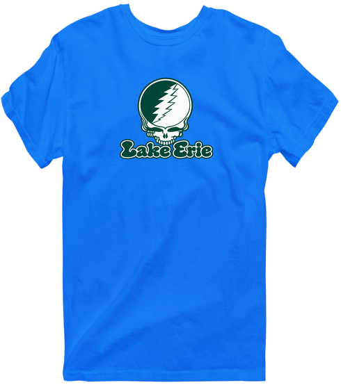 Lake Erie Stealie Premium Unisex T-Shirt — Design: Lake Erie College — Royal