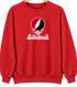 Lake Forest Stealie Premium Unisex Crewneck — Design: Lake Forest College — Red