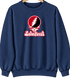 Lake Forest Stealie Premium Unisex Crewneck — Design: Lake Forest College — Navy