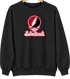 Lake Forest Stealie Premium Unisex Crewneck — Design: Lake Forest College — Black