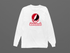 Lake Forest Stealie Premium Unisex Long-Sleeve — Design: Lake Forest College — White