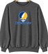 Lake Superior Stealie Premium Unisex Crewneck — Design: Lake Superior State University — Dark Heather