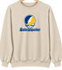 Lake Superior Stealie Premium Unisex Crewneck — Design: Lake Superior State University — Sand