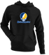 Lake Superior Stealie Premium Unisex Hoodie — Design: Lake Superior State University — Black