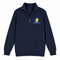 Lake Superior Stealie Premium Unisex Quarter-Zip — Design: Lake Superior State University — Navy