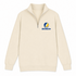 Lake Superior Stealie Premium Unisex Quarter-Zip — Design: Lake Superior State University — Sand