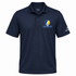 Lake Superior Stealie Premium Unisex Polo — Design: Lake Superior State University — Navy