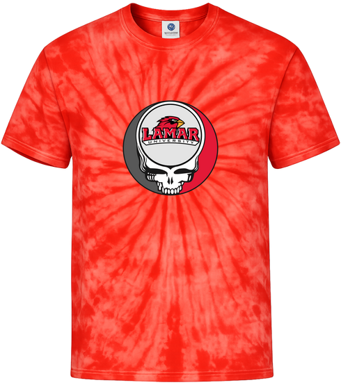 Lamar University Stealie Tie-Dye T-Shirt