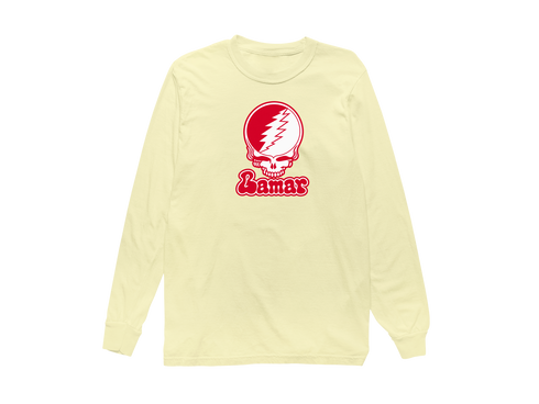 Lamar Stealie Premium Unisex Long-Sleeve — Design: Lamar University — Butter