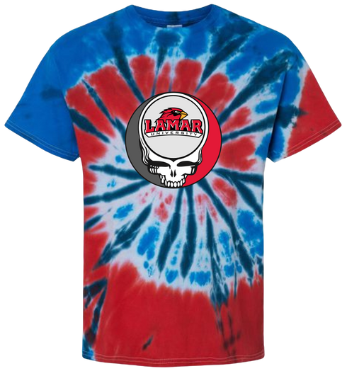 Lamar University Stealie Tie-Dye T-Shirt