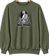 Las Vegas Helmet Stealie Premium Unisex Crewneck — Las Vegas Raiders — Military Green