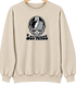 Las Vegas Helmet Stealie Premium Unisex Crewneck — Las Vegas Raiders — Sand