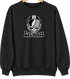 Las Vegas Helmet Stealie Premium Unisex Crewneck — Las Vegas Raiders — Black