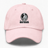 Las Vegas Helmet Stealie Premium Unisex Dad Hat — Las Vegas Raiders — Pink