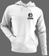 Las Vegas Helmet Stealie Premium Unisex Hoodie — Las Vegas Raiders — White/Grey