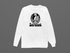 Las Vegas Helmet Stealie Premium Unisex Long-Sleeve — Las Vegas Raiders — White