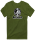 Las Vegas Helmet Stealie Premium Unisex T-Shirt — Las Vegas Raiders — Military Green