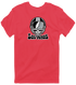 Las Vegas Helmet Stealie Premium Unisex T-Shirt — Las Vegas Raiders — Heather Red