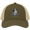 Las Vegas Helmet Stealie Premium Unisex Trucker Cap — Las Vegas Raiders — Moss/Khaki