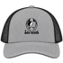 Las Vegas Helmet Stealie Premium Unisex Trucker Cap — Las Vegas Raiders — Heather Grey/Black
