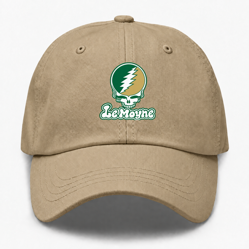 Le Moyne Stealie Premium Unisex Dad Hat — Design: Le Moyne College — Khaki