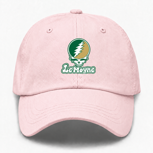 Le Moyne Stealie Premium Unisex Dad Hat — Design: Le Moyne College — Pink