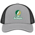 Le Moyne Stealie Premium Unisex Trucker Cap — Design: Le Moyne College — Heather Grey/Black