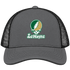 Le Moyne Stealie Premium Unisex Trucker Cap — Design: Le Moyne College — Charcoal/Black