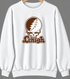 Lehigh Stealie Premium Unisex Crewneck — Design: Lehigh University — White