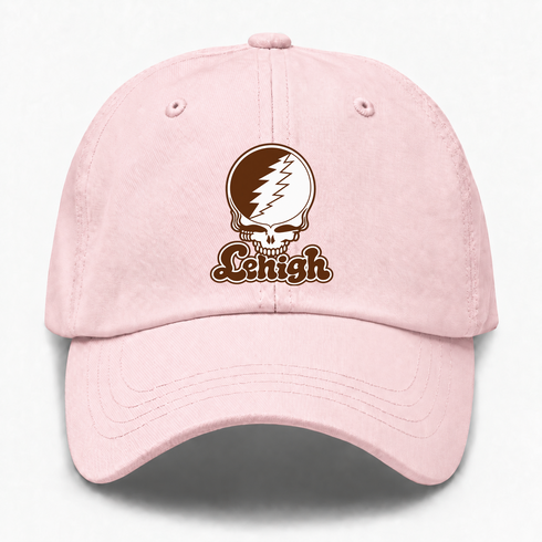 Lehigh Stealie Premium Unisex Dad Hat — Design: Lehigh University — Pink