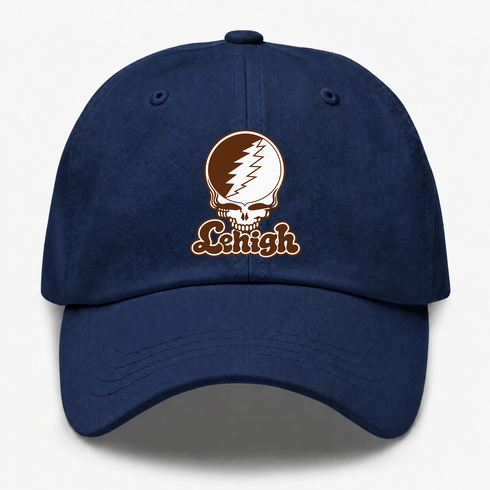 Lehigh Stealie Premium Unisex Dad Hat — Design: Lehigh University — Navy