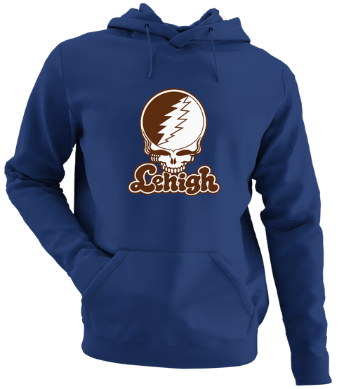Lehigh Stealie Premium Unisex Hoodie — Design: Lehigh University — Navy