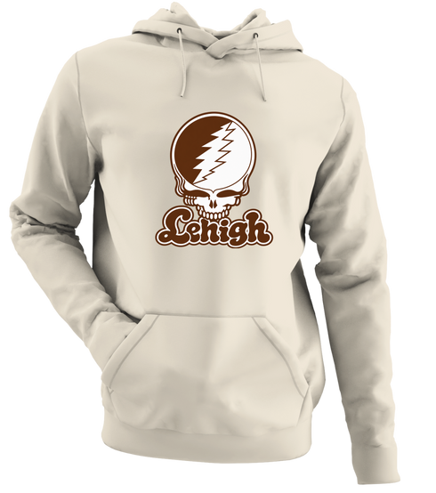 Lehigh Stealie Premium Unisex Hoodie — Design: Lehigh University — Sand