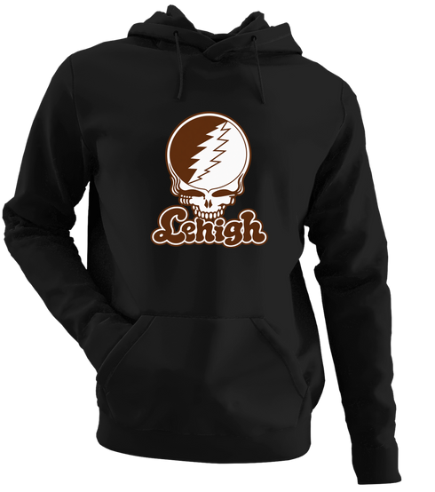 Lehigh Stealie Premium Unisex Hoodie — Design: Lehigh University — Black