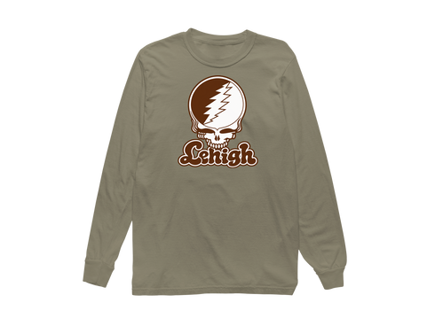 Lehigh Stealie Premium Unisex Long-Sleeve — Design: Lehigh University — Sandstone