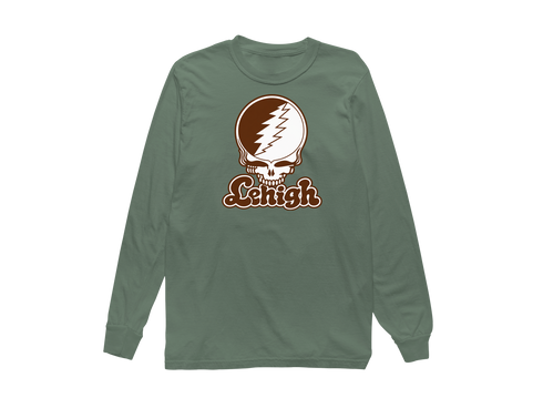 Lehigh Stealie Premium Unisex Long-Sleeve — Design: Lehigh University — Light Green