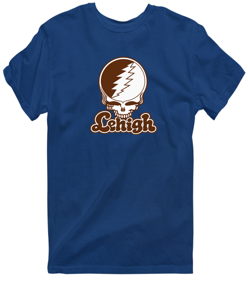 Lehigh Stealie Premium Unisex T-Shirt — Design: Lehigh University — Navy
