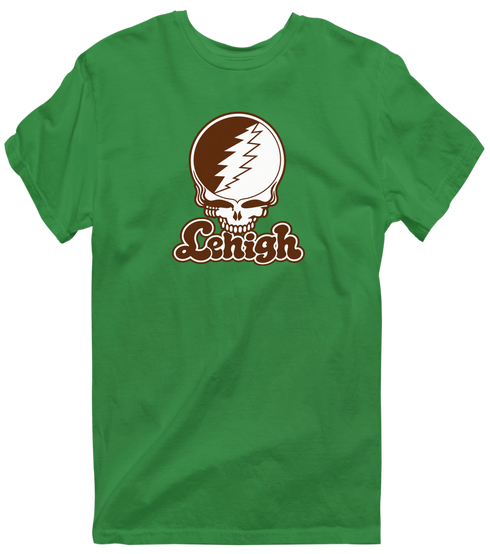 Lehigh Stealie Premium Unisex T-Shirt — Design: Lehigh University — Irish Green