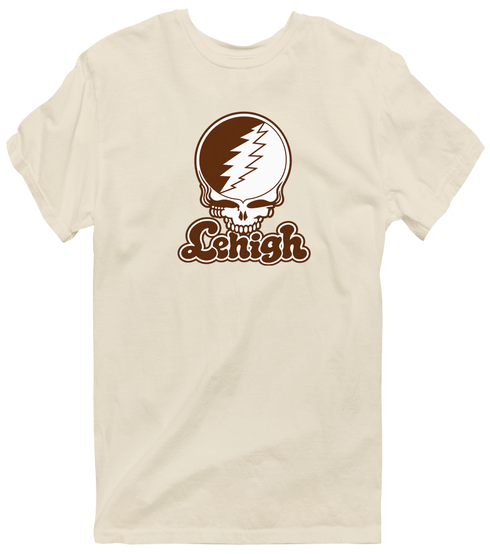 Lehigh Stealie Premium Unisex T-Shirt — Design: Lehigh University — Sand