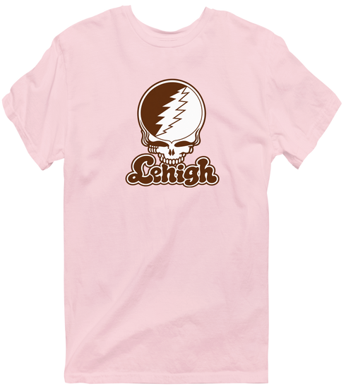 Lehigh Stealie Premium Unisex T-Shirt — Design: Lehigh University — Light Pink